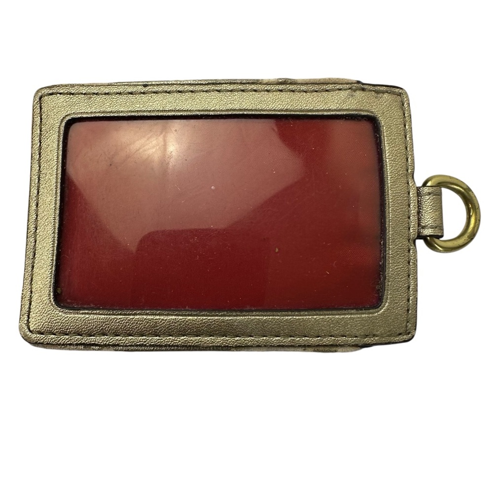 Coach Multicolor Plaid Women's ID and Badge Holder - Picture 3 of 6